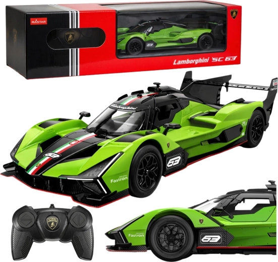 RC auto LAMBORGHINI SC63 1:24 zelené Rastar