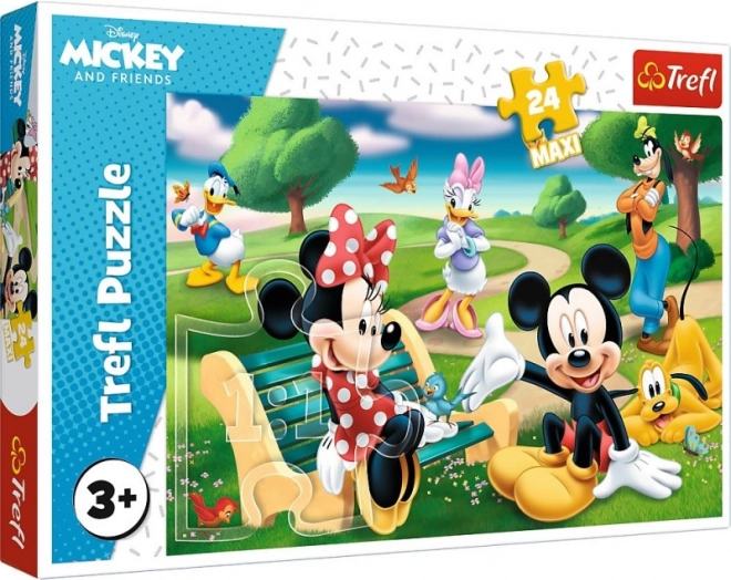 Puzzle 24 Maxi – MICKEY MOUSE a priatelia – TREFL