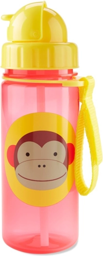 Skip Hop Zoo hrnček so slamkou opica 385 ml