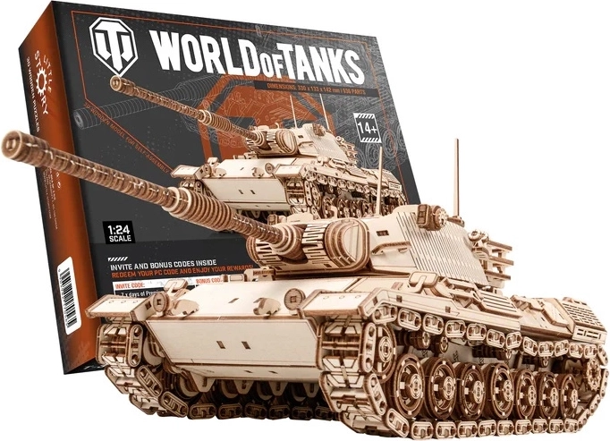 Little Story drevená 3D skladačka World of Tanks Leopard 1