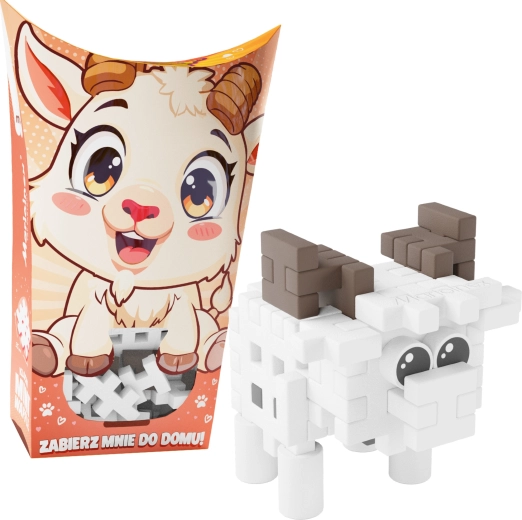 Stavebnica MINI WAFFLE Pocket Pets – kozlík
