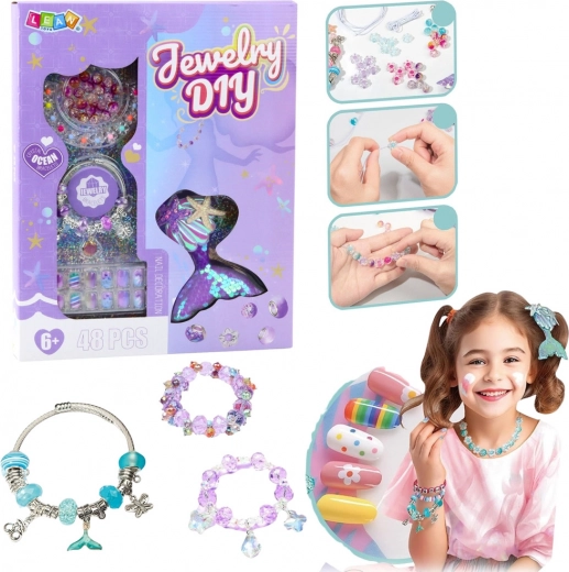 Súprava na výrobu šperkov Morská Inšpirácia 48 ks