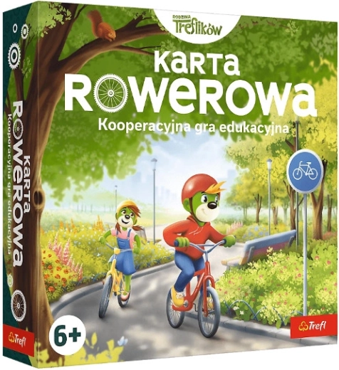 Kooperatívna stolová hra Karta rowerowa – dopravná výchova