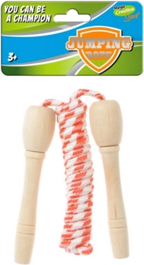 Švihadlo s drevenými rukoväťami MEGA CREATIVE