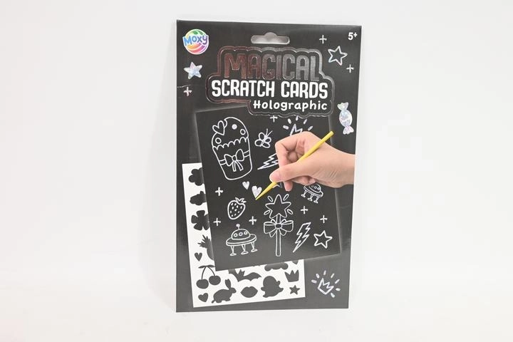 Magické vyškrabávacie obrázky s holografickým efektom