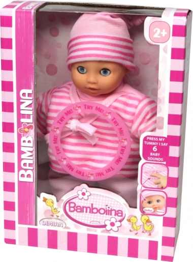 Interaktívna bábika Bambolina 20 cm