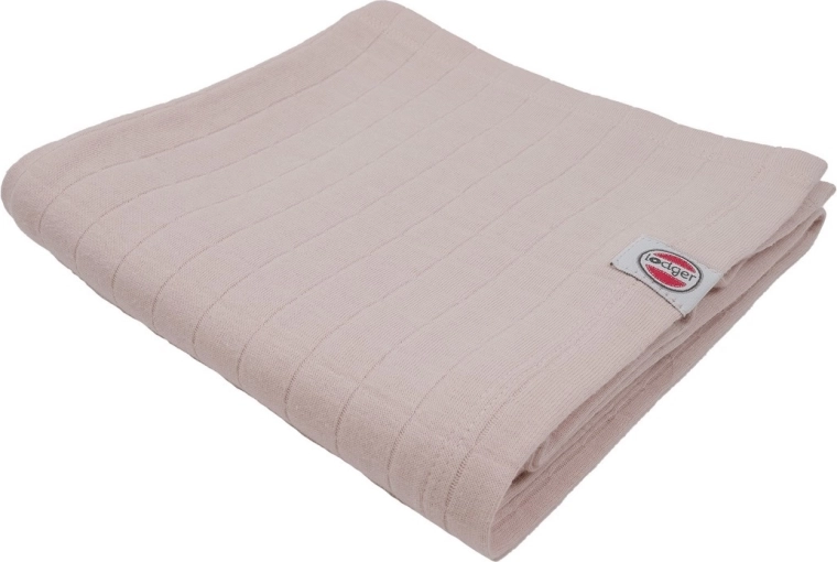 Lodger swaddler z organickej bavlny Solid Powder 70 × 70 cm – 1 kus