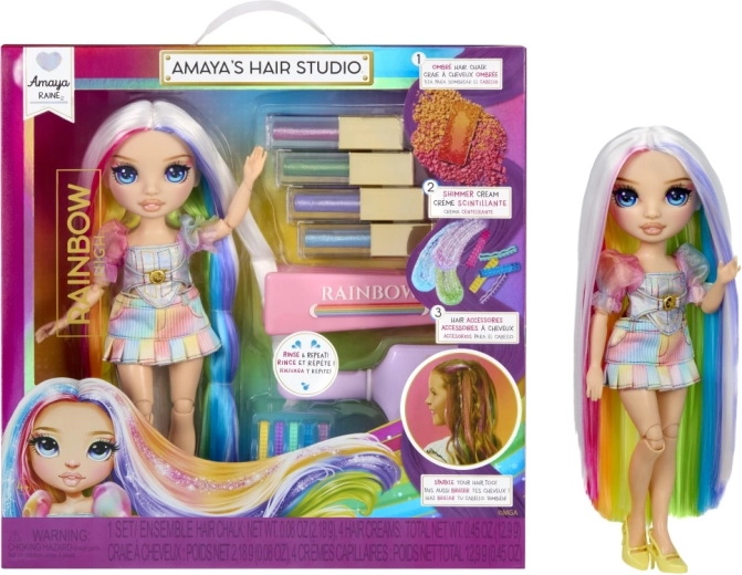Rainbow High vlasové štúdio s bábikou Amaya Raine
