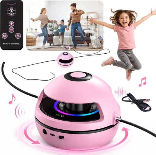 Elektrické interaktívne švihadlo s hudbou, Bluetooth, diaľkovým ovládaním a počítadlom - 1 kus