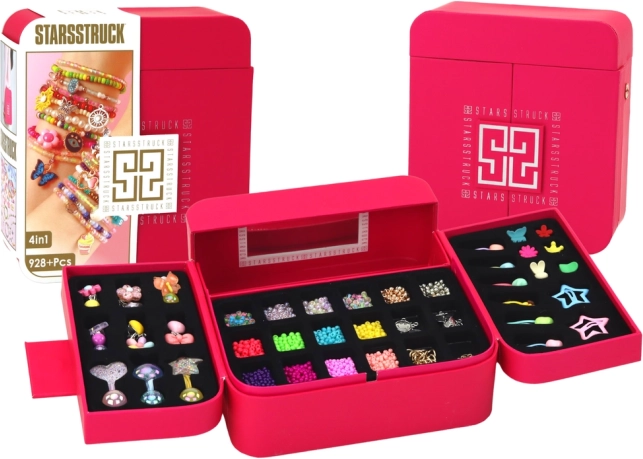 Kreatívna šperkárska sada v šperkovnici s príslušenstvom