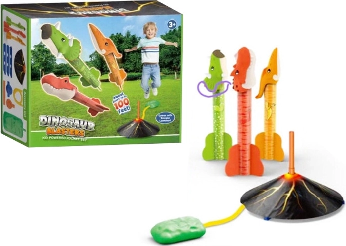 Raketky s nožným odpaľovačom pre deti