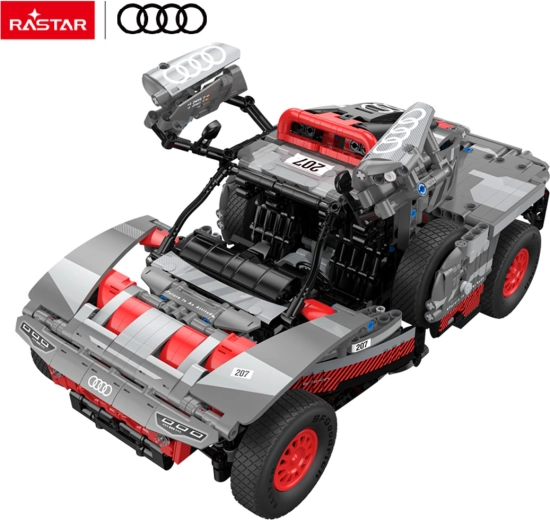 Stavebnica modelu Audi RS Q e-tron RASTAR sivá (1:8)