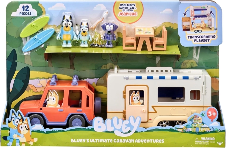 Bluey súprava Cruiser s karavanom