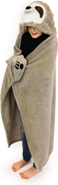 Hrejivá detská deka s kapucňou leňochod Cozy Noxxiez
