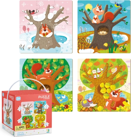 Puzzle 4v1 Ročné obdobia