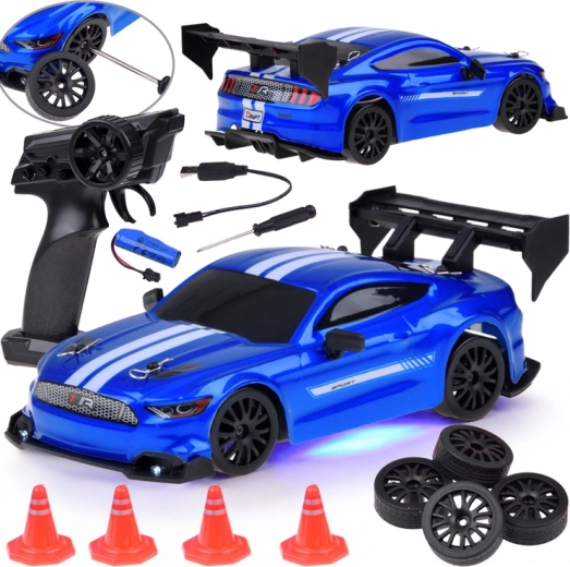 Diaľkovo ovládané športové auto 4x4 s funkciou driftu 1:24