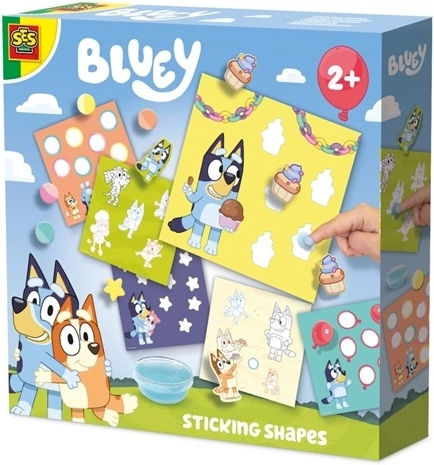 SES Bluey nalepovacie tvary