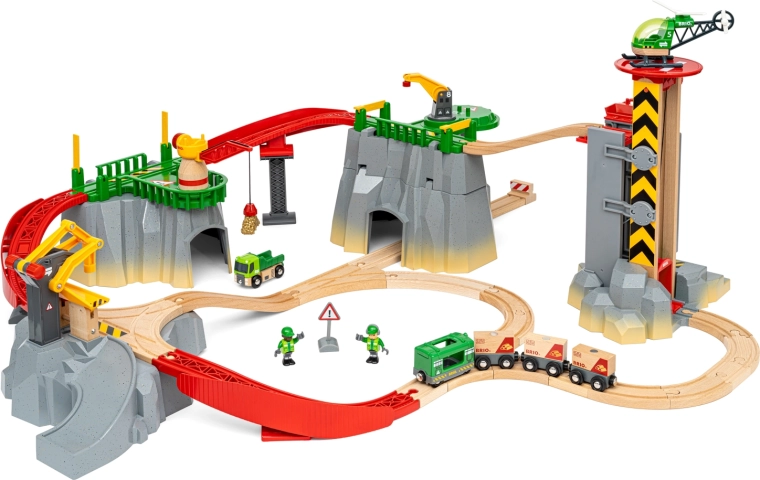 BRIO World nákladná horská vlaková sada