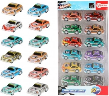 Sada mini pretekárskych autíčok – 12 kusov
