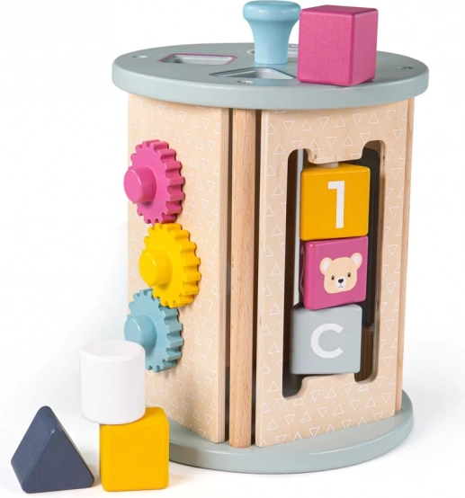 Motorický aktívny valec BIGJIGS TOYS z FSC dreva
