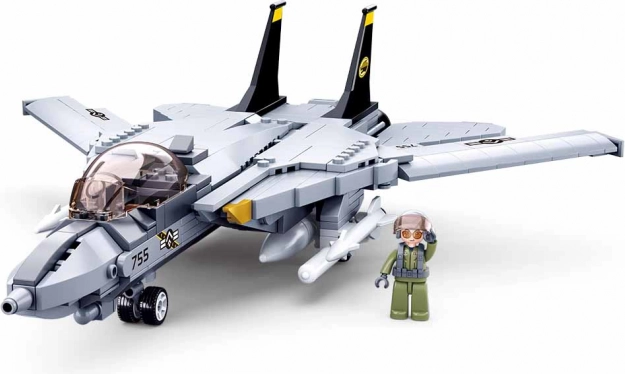 Stavebnica stíhacieho lietadla F-14 TOMCAT Sluban ModelBricks