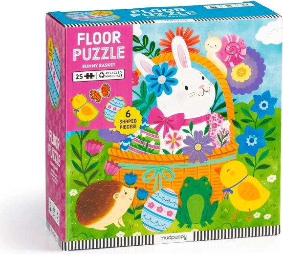 Mudpuppy podlahové puzzle Veľkonočný zajačik 25 dielikov