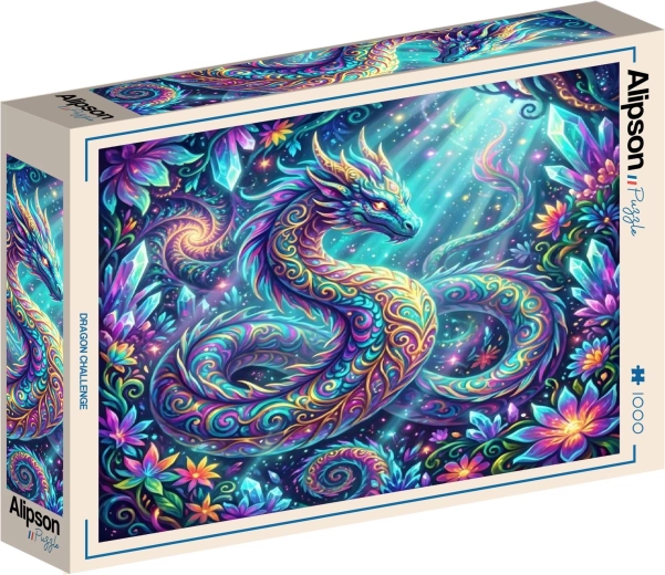 Alipson štvorcové puzzle Dračia výzva 1000 dielikov