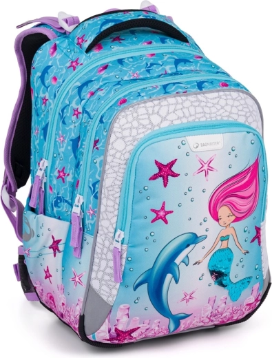 Bagmaster LUMI 24 A školský batoh morská panna