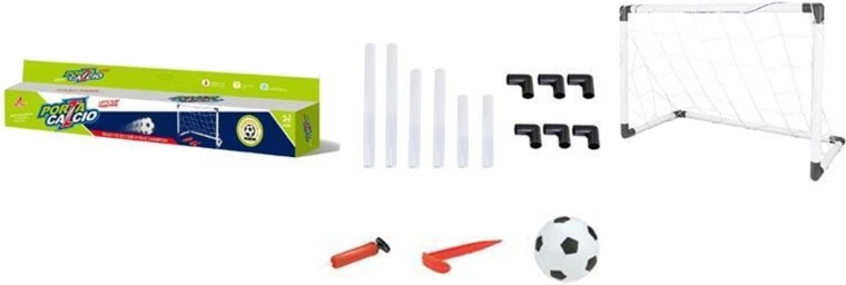 Futbalová bránka s loptou a pumpičkou pre deti