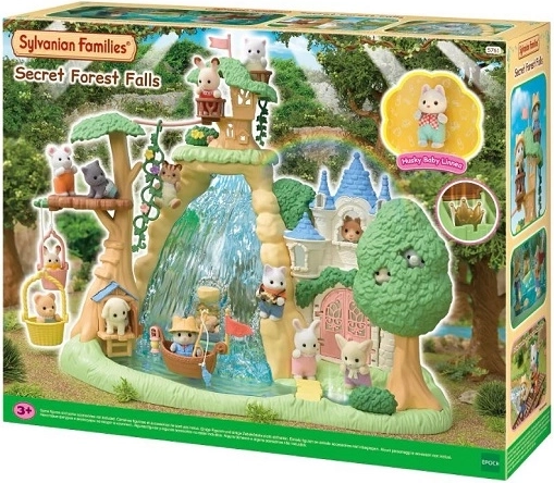 Sylvanian Families Tajomný lesný ostrov s vodopádom