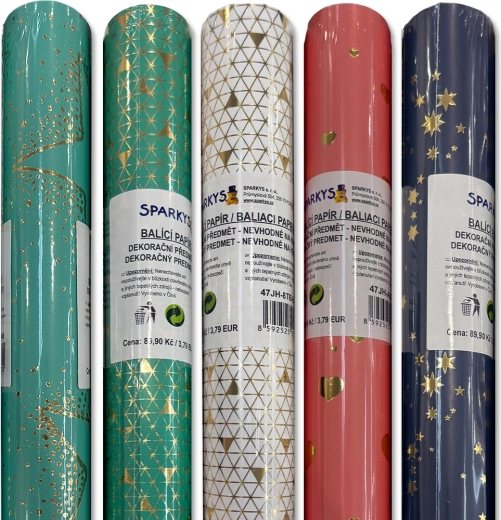 Baliaci papier 200 × 70 cm – viac motívov