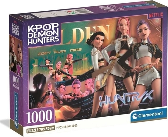 Clementoni puzzle K‑Pop Demon Hunters 1000 dielikov