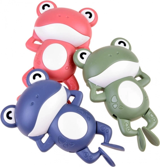 Plávajúca hračkárska žaba do kúpeľa