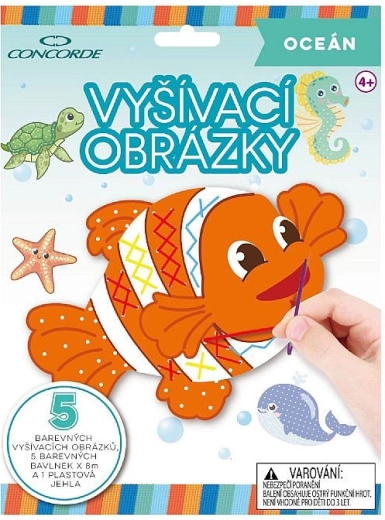 Vyšívacia sada Oceán CONCORDE pre deti