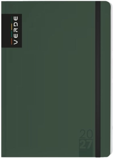 Týždenný diár A6 Verde zelený 2027