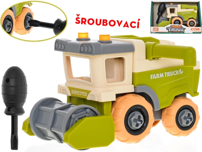 Skrutkovací kombajn 15 cm s voľnobehom