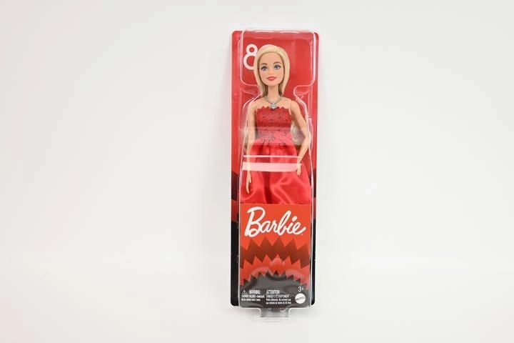 Mattel Barbie bábika k 80. výročiu v rubínových šatách