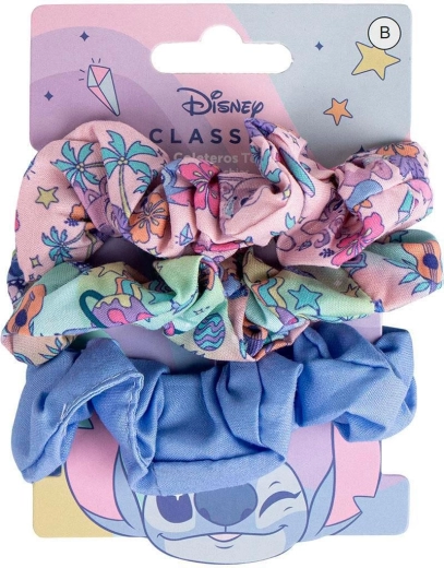 Sada látkových gumičiek do vlasov Disney Lilo & Stitch Stitch (3 ks)