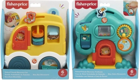 Fisher-Price Objavujeme so zvieratkami – interaktívna hračka pre bábätká