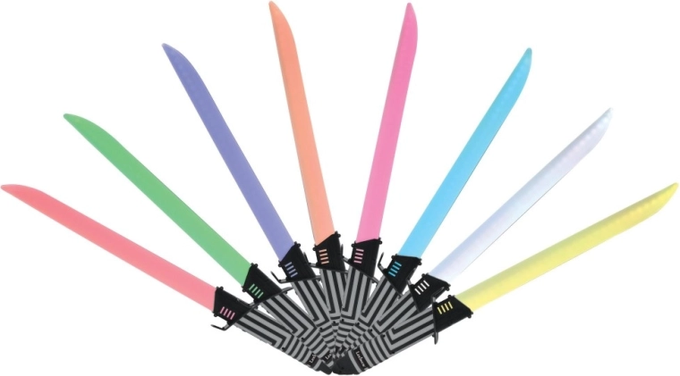 Lexibook svietiaci laserový meč so zvukovými efektmi, 68 cm, RGB