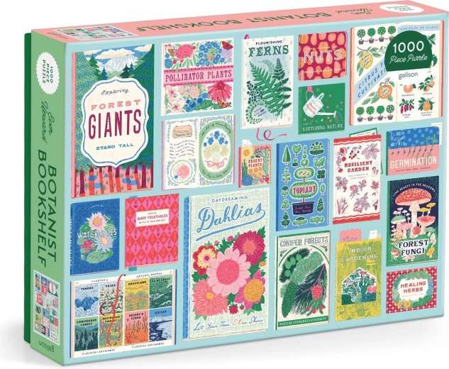 Puzzle Galison Knižnica botanika – Stále nahor, 1000 dielikov