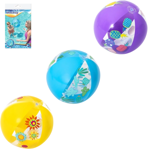 Nafukovacia plážová lopta BESTWAY 51 cm – tropické farby