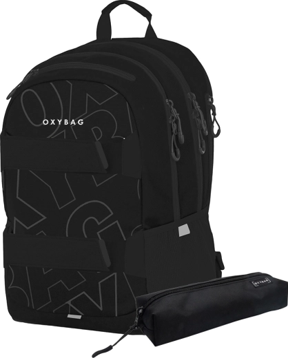 Študentský set OXYBAG OXY Sport – batoh a peračník Font White
