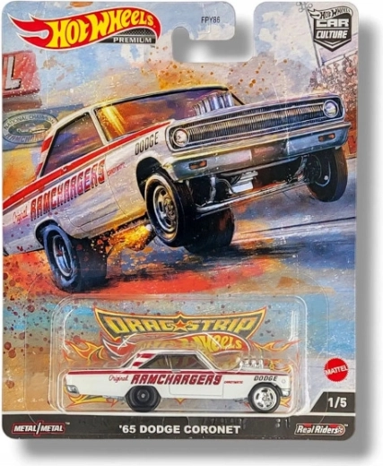 Hot Wheels Premium Dodge Coronet 1965 – kovový model pre zberateľov