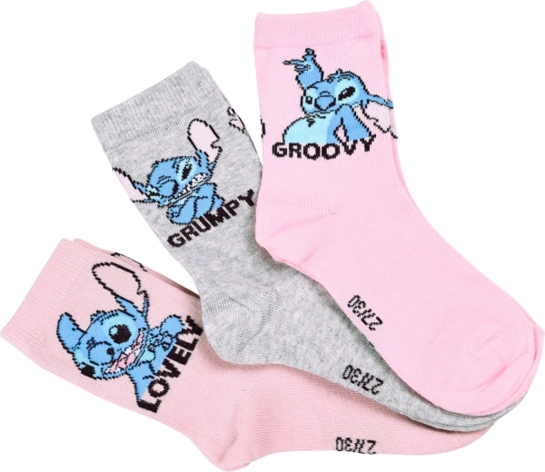 Disney Lilo & Stitch detské ponožky Stitch (6 párov)