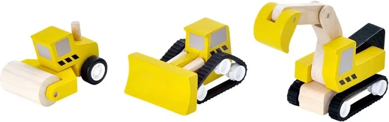 PlanToys stavebné autá k autodráhe