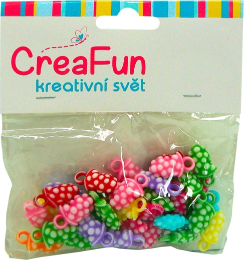 Sada príveskov jahoda – 4 ks