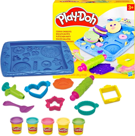 Play-Doh sladké sušienky – kreatívna sada s 5 farbami a doplnkami