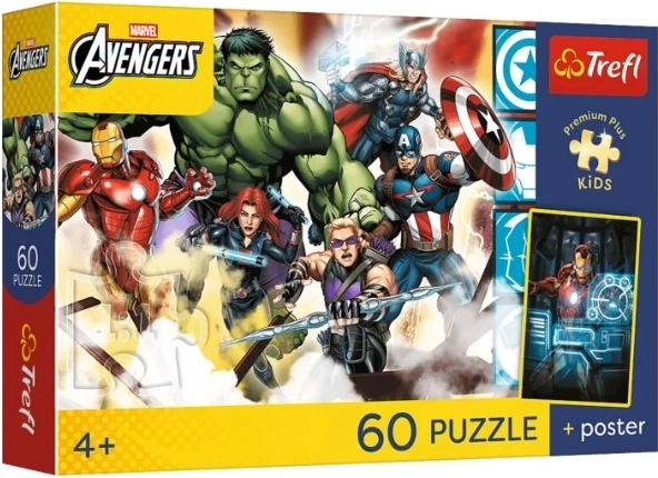 Puzzle PremPlus Kids „Razem silniejsi“ 60 dielikov