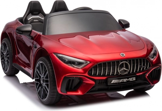 Elektrické autíčko MERCEDES-AMG SL63, červené lakované
